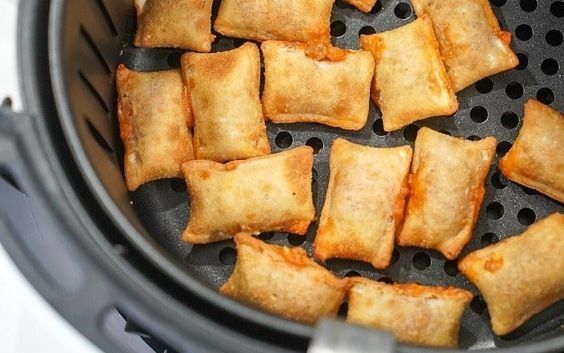 how long do you air fry pizza rolls