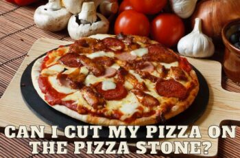 Can I cut my pizza on the pizza stone?