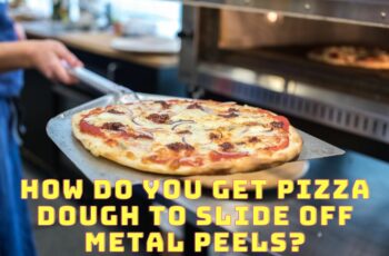 How do you get pizza dough to slide off metal peels?